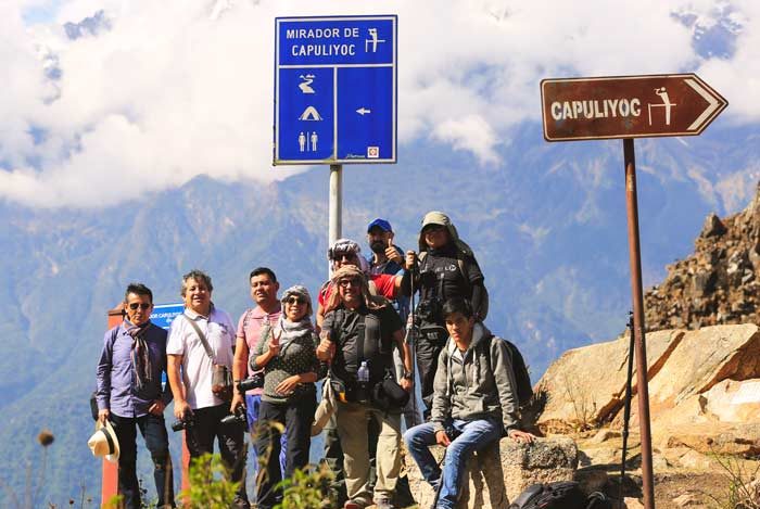 The first point in the hike to Choquequirao