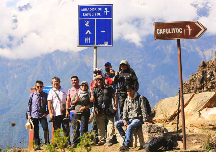 The first point in the hike to Choquequirao