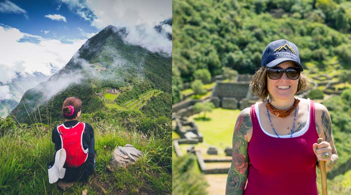 Beautiful view of Choquequirao Trek