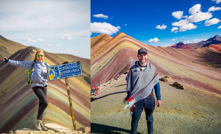 Unforgettable experience in Rainbow Mountain, Peru.