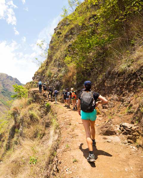 inca jungle Alternative Route to Machu Picchu