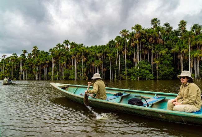 Peru tour amazon rainforest Sandoval lake