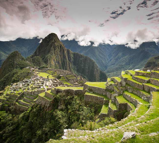 Iconic view in the last day of Cusco with Inca Trail tour in Peru